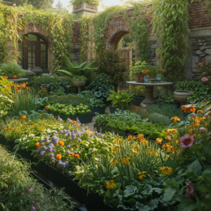 Jardim Comestível com Irrigação Automática