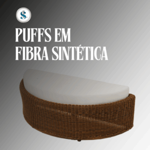 Puffs em Fibra Sintética