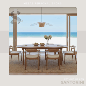 Mesa de Jantar Personalizada 007 - Santorini