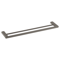 Porta Toalha Duplo Arco Grafite