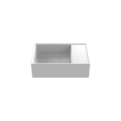 Sabbia Cuba Esquadro 80 Duramatt Fosco Acetinad Branco