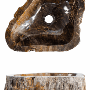 Cuba Mad. Petrif. Marrom 43cm #2