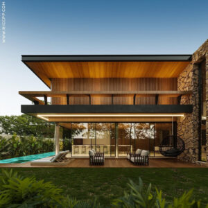 Arquitetura contemporânea que molda o futuro com sofisticação e identidade