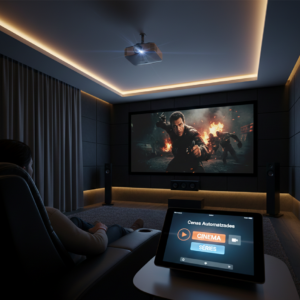 Home Cinema com Cenas Automatizadas
