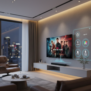 TV com Controle por Voz
