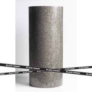 Cuba Pedestal Black Polida - 40x40x90cm