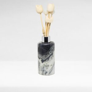Difusor Modelo Cilíndrico Mármore Branco Moura Exótico