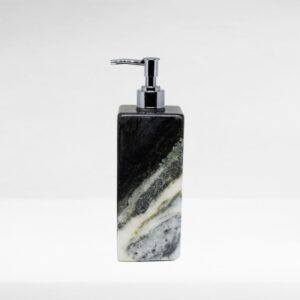 Porta Sabonete Slim Mármore Branco Moura Exótico