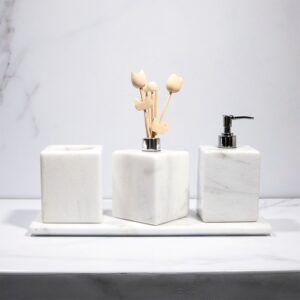 Kit Square Mármore Bianco Clássico