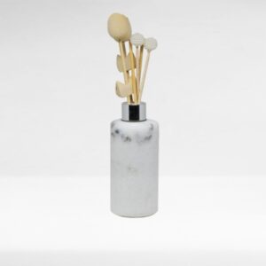 Difusor Modelo Cilíndrico Mármore Branco Carrarinha
