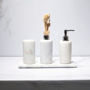 Kit Cilíndrico – Mármore Bianco Clássico