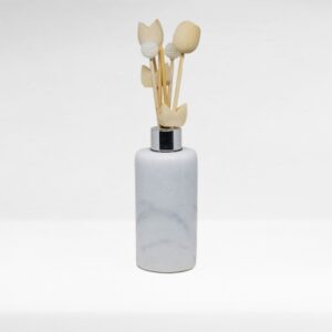 Difusor Modelo Cilíndrico Mármore Bianco Clássico