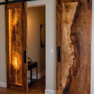 Porta de correr duas folhas - Wood Design