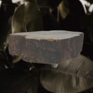 Mesa De Centro Em Madeira Natural Com RodíZio