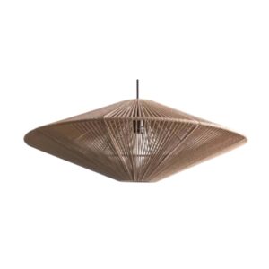 Pendente Artesanal de Fibra Natural | Design Boho Escandinavo