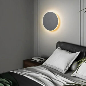 Luminária Arandela de Parede Minimalista Eclipse LEDZ - 13cm/20cm/30cm