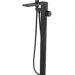 Misturador de Piso Flat Black Matte
