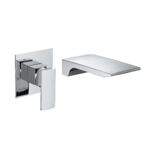 Misturador de Parede Cascata Flat Cromado
